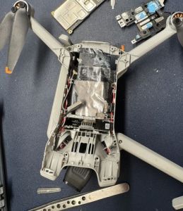 inside workings of a drone