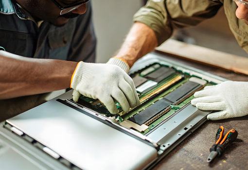 Woman donating a pile of books