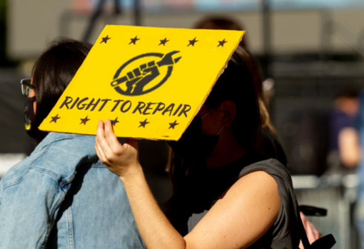Pile of un-used glasses ready for donation