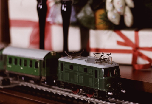Vintage train repaired for Christmas Vintage train repaired for Christmas