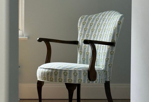 Beautifully restored armchair