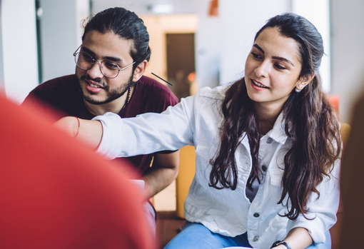 Repair cafe volunteers working together 