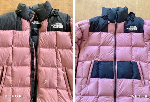 before-&-after-of-pink-jacket-03 Before and after of pink jacket
