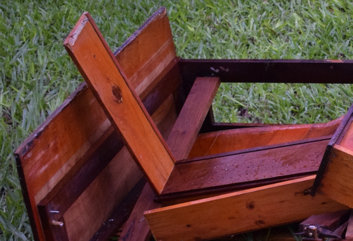 Broken Flatpack Bookcase