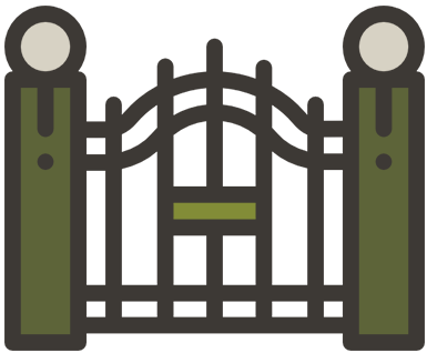metalwork-green Metalwork iron gates icon